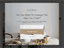 Tablet Screenshot of food52.com